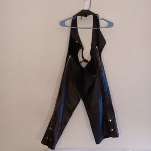 Wilsons Leather Motorcycle Riding Chaps Size Large